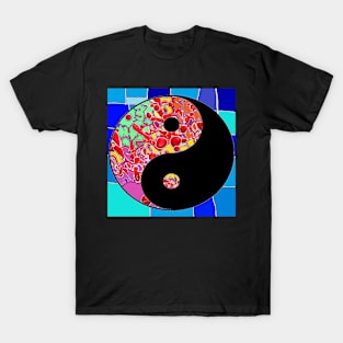 yin, yang, balance, graffiti T-Shirt